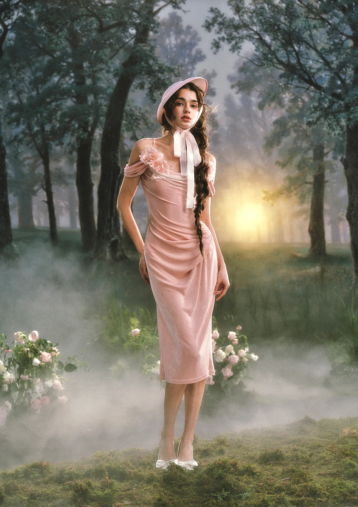 Time's Floral Message Dress - Image 8