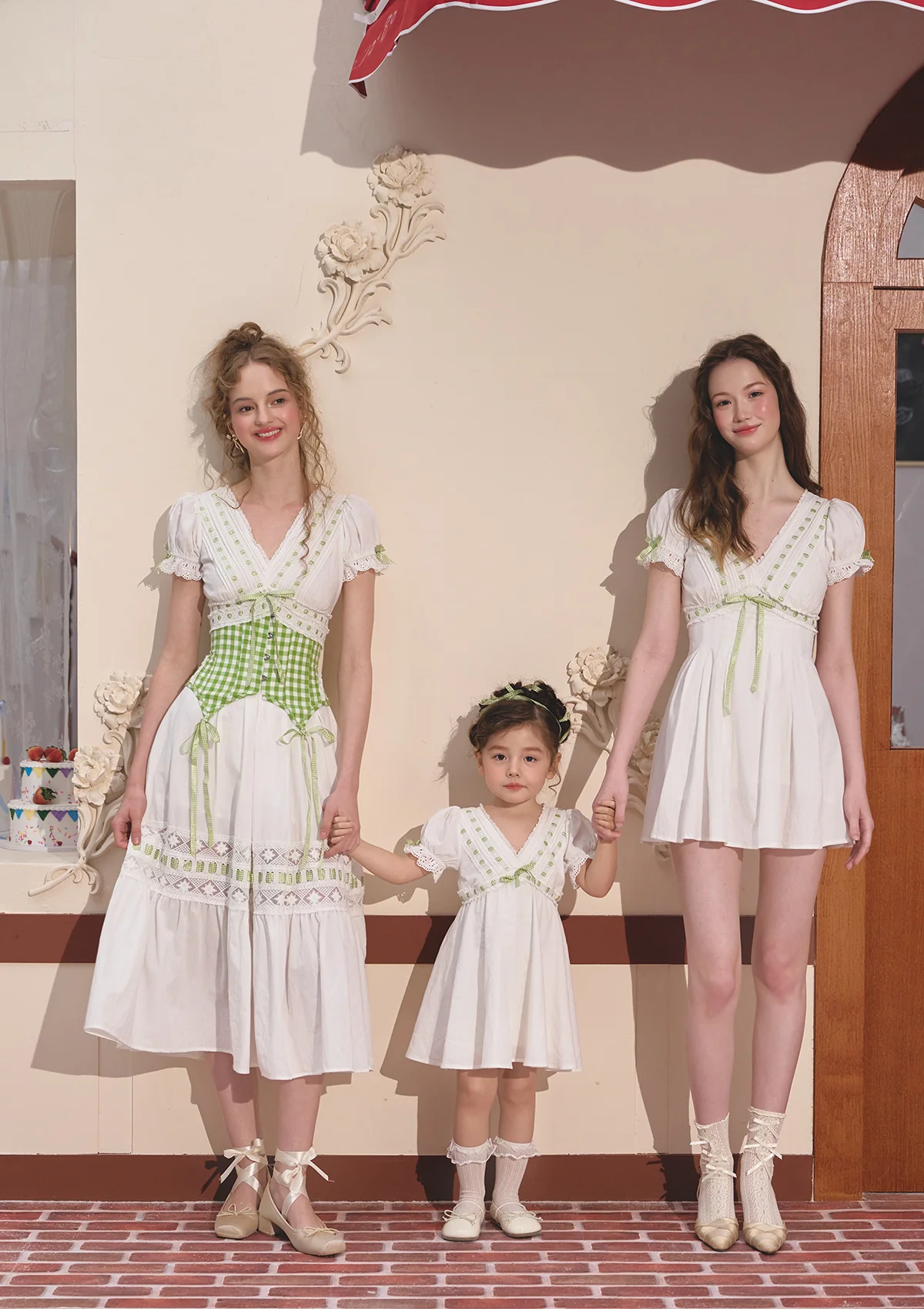 Toddler Girl Green Apple Paradise Dress - Image 7