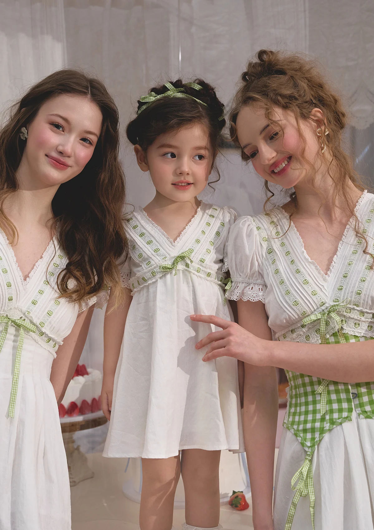 Toddler Girl Green Apple Paradise Dress - Image 8