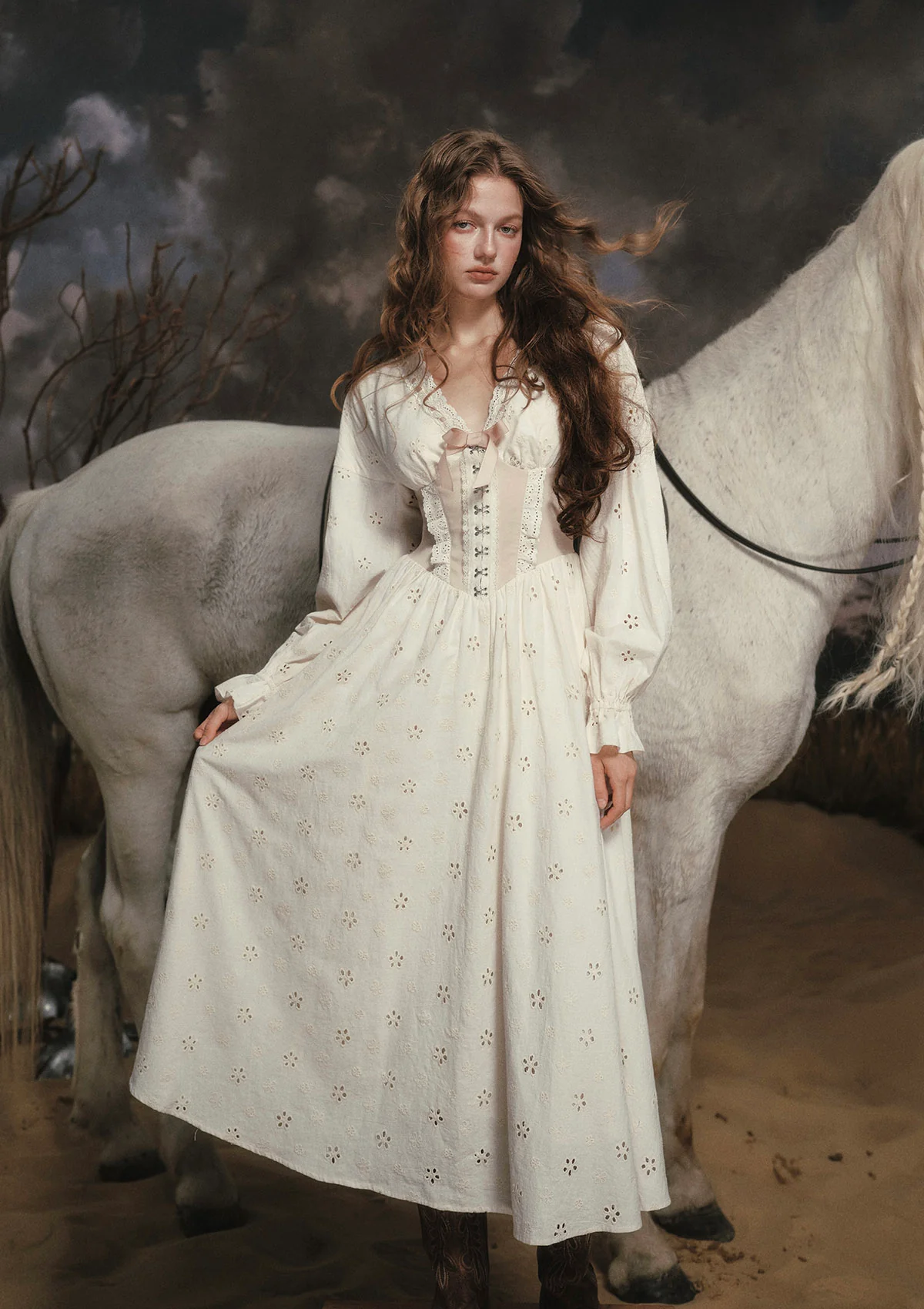 White Chocolate Warrior Corset Dress - Image 2