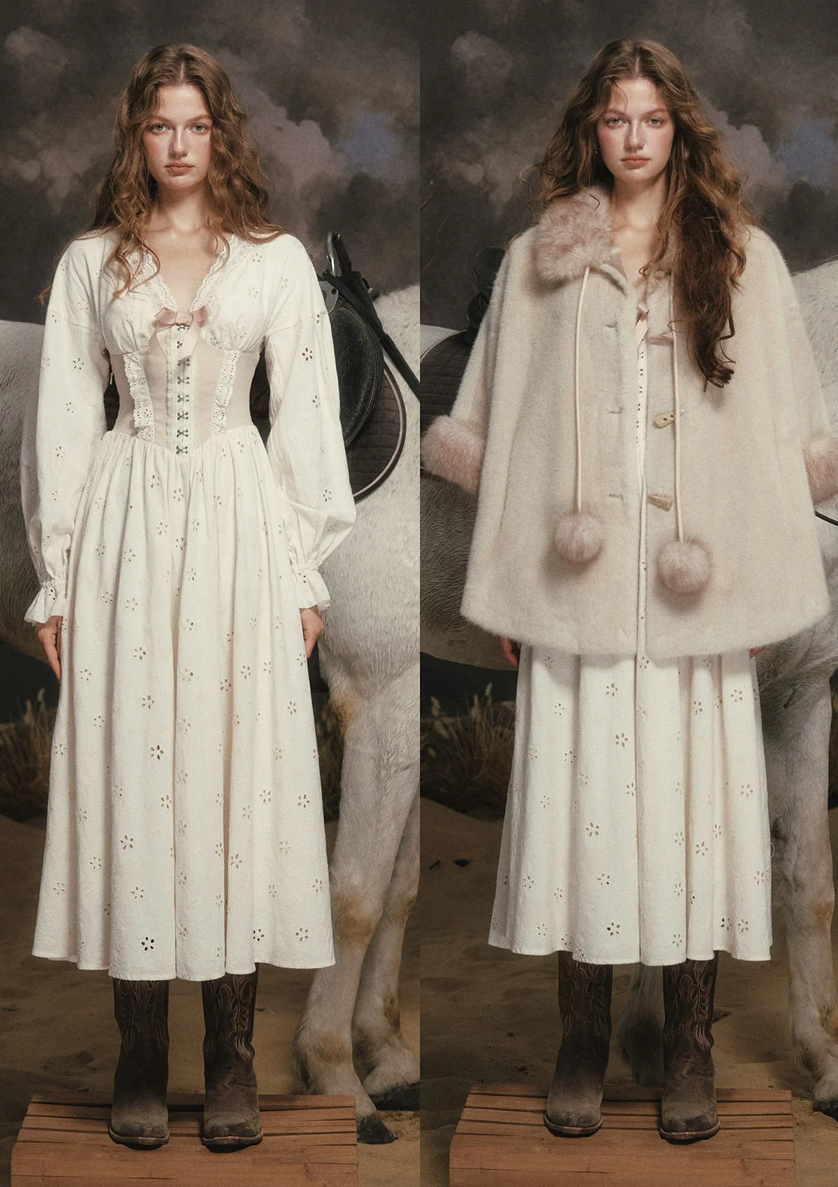 White Chocolate Warrior Corset Dress - Image 3