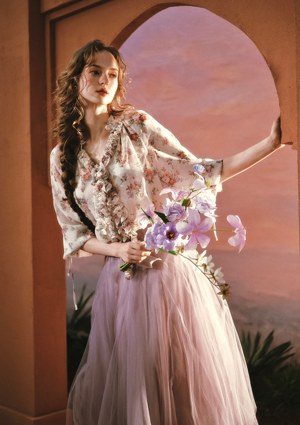 Wisteria Bloom Whispers Shirt - Image 4
