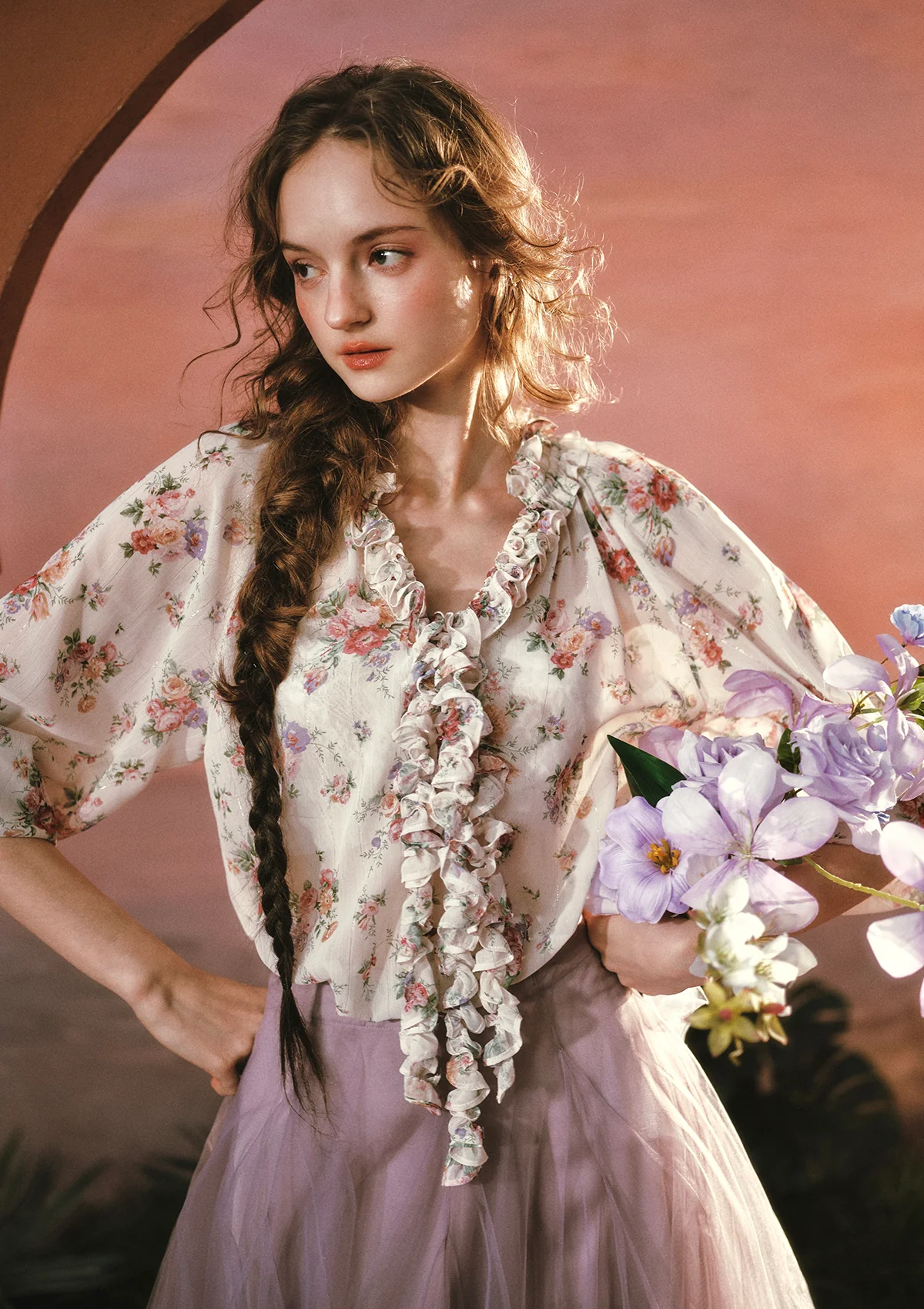 Wisteria Bloom Whispers Shirt - Image 5